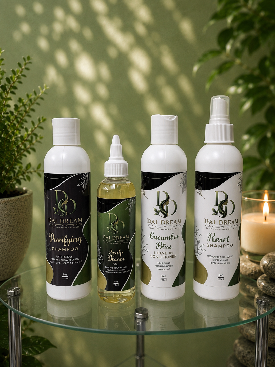DAI DREAM Beard Bundle designed to soften and nourish beard hair while supporting the skin underneath